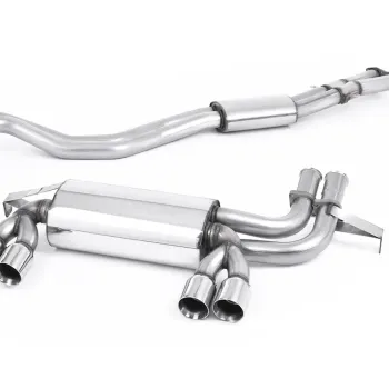 BMW E46 M3/M3 CSL - Cat-Back Exhaust System with Quad Polished Trims