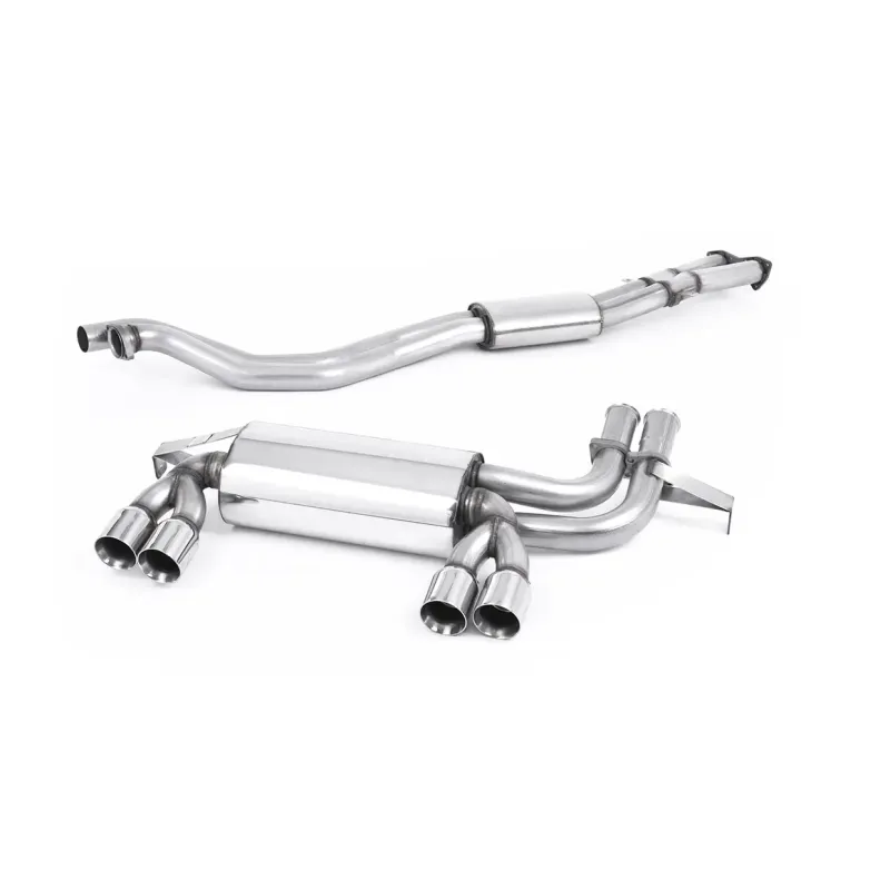BMW E46 M3/M3 CSL - Cat-Back Exhaust System with Quad Polished Trims