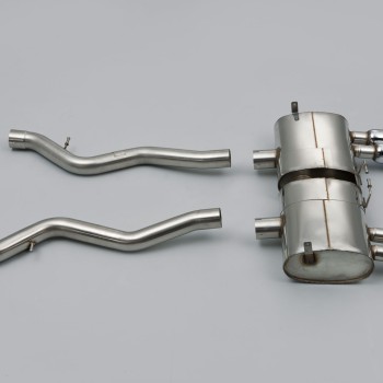 BMW E90/E92 M3 - Cat-Back Exhaust System with Quad Polished Trims