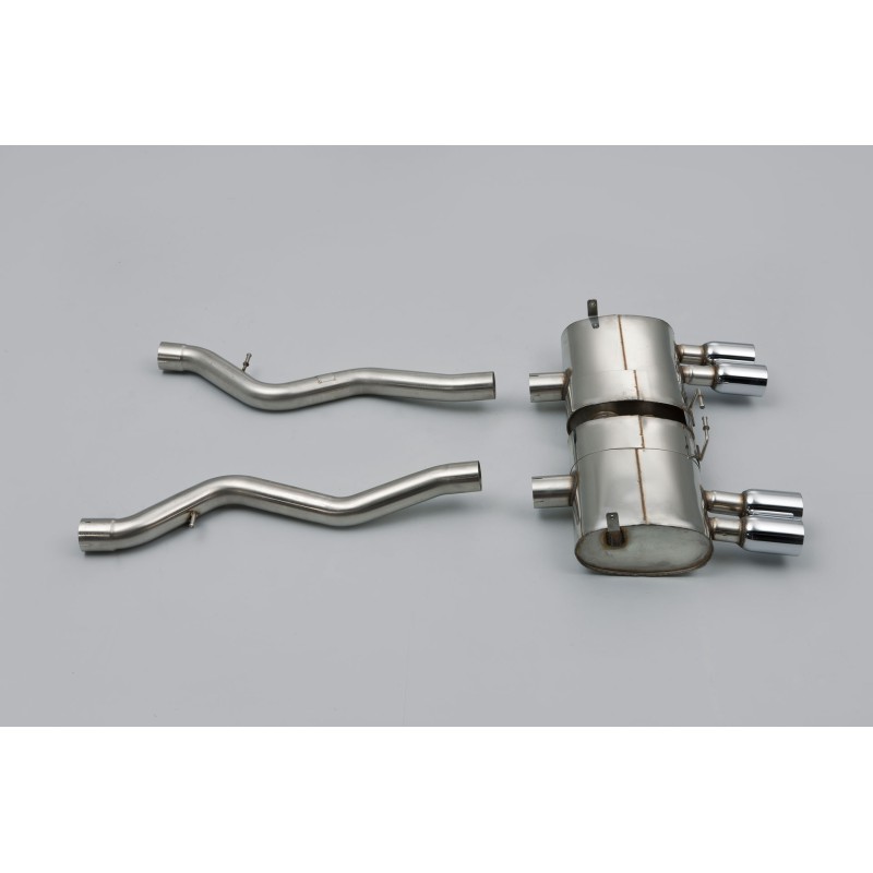 BMW E90/E92 M3 - Cat-Back Exhaust System with Quad Polished Trims