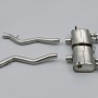 BMW E90/E92 M3 - Cat-Back Exhaust System with Quad Polished Trims