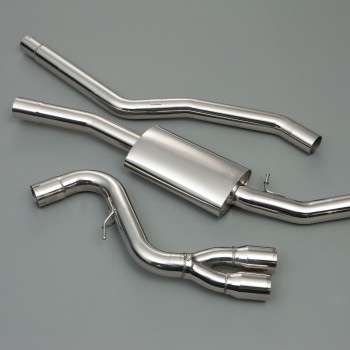 BMW 1 Series E81/E87 Diesel - Cat-Back Exhaust System with Twin Polished Trim Assembly