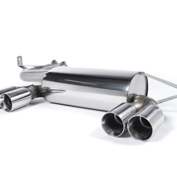 BMW E46 M3/M3 CSL - Rear Silencer with Quad Polished Trims