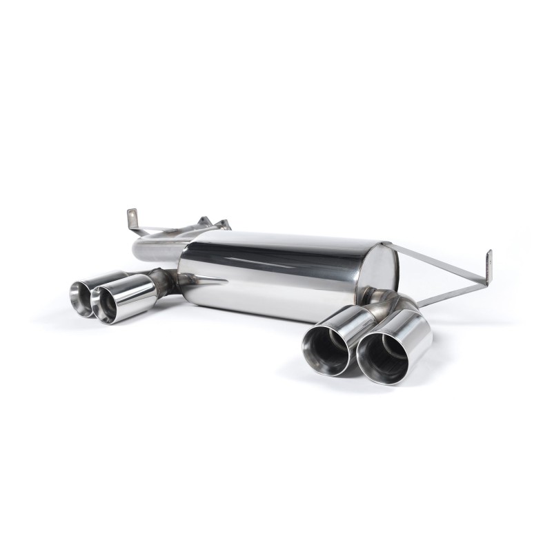 BMW E46 M3/M3 CSL - Rear Silencer with Quad Polished Trims
