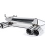 BMW E46 M3/M3 CSL - Rear Silencer with Quad Polished Trims