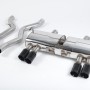 BMW E90/E92 M3 - Cat-Back Exhaust System with Quad Ceramic Black Trims
