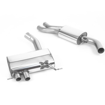 BMW 135 Coupe E82/88 - Secondary Cat-Back Exhaust System with Ceramic Black GT80 Trims