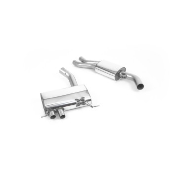 BMW 135 Coupe E82/88 - Secondary Cat-Back Exhaust System with Ceramic Black GT80 Trims