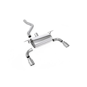 BMW F20/F21 M135i (Non X-Drive) - Road Rear Silencer with Polished Tips