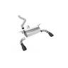 BMW F20/F21 M135i (Non X-Drive) - Road Rear Silencer with Cerakote Black Tips