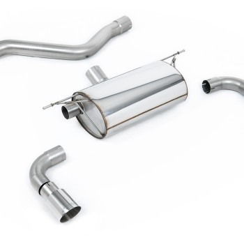 BMW F20/F21 M135i (Non X-Drive) - Rear Silencer for Race System with Polished Tips