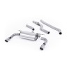 BMW F30 328i M Sport - Non-Resonated (Louder) Cat-Back Exhaust System with Twin Polished Trims