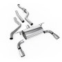 BMW F20/F21 M135i (Non X-Drive) - Cat-Back Exhaust System with Road Rear Silencer & Polished Tips