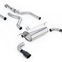 BMW F20/F21 M135i (Non X-Drive) - Cat-Back Exhaust System with Race Rear Silencer & Ceramic Black Tips