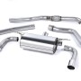 Resonated (Quieter) Cat-Back Exhaust System with Polished Tips
