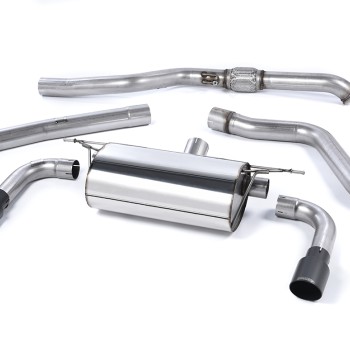 Resonated (Quieter) Cat-Back Exhaust System with Cerakote Black Tips