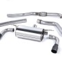 Resonated (Quieter) Cat-Back Exhaust System with Cerakote Black Tips