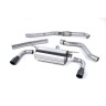 Resonated (Quieter) Cat-Back Exhaust System with Cerakote Black Tips