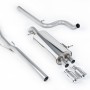Citroen DS3 1.6 - Non-Resonated (Louder) Cat-Back Exhaust System with Polished Trims