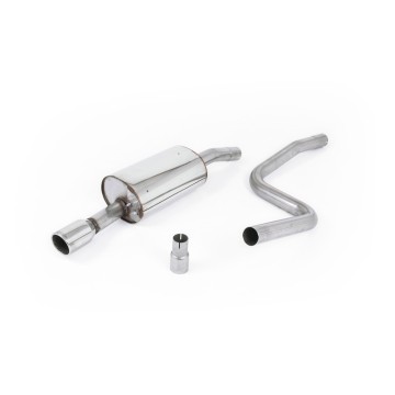 Ford Fiesta MK6 Zetec-S - Non-Resonated Cat-Back Exhaust System - ST150 Rear Valance
