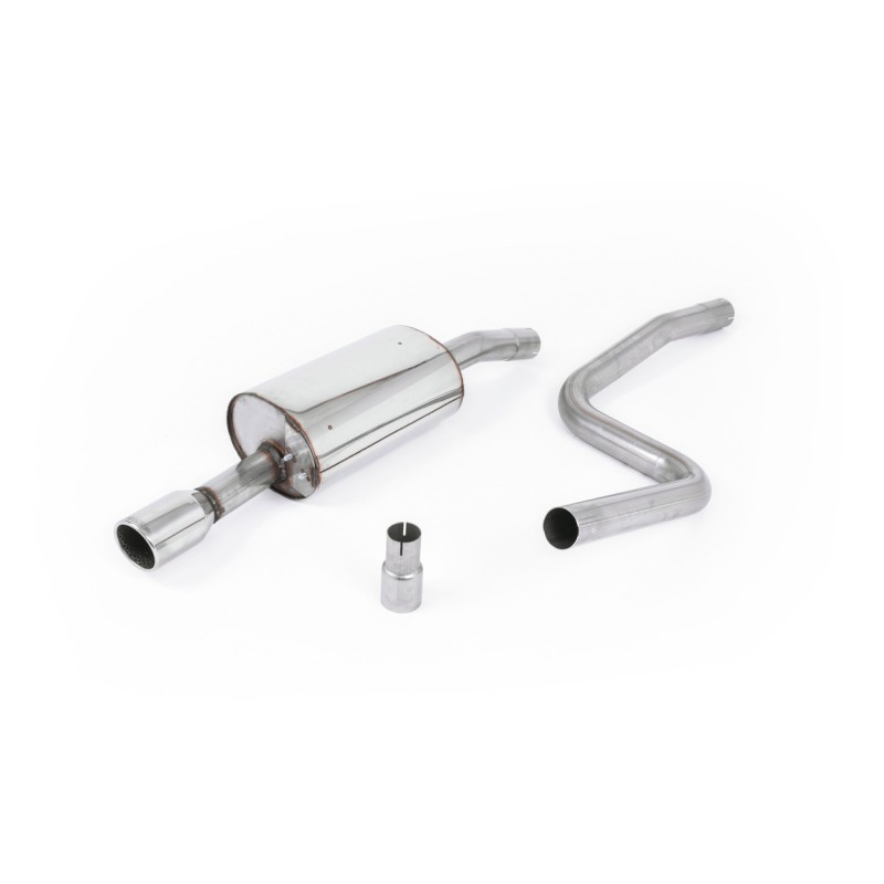 Ford Fiesta MK6 Zetec-S - Non-Resonated Cat-Back Exhaust System - ST150 Rear Valance