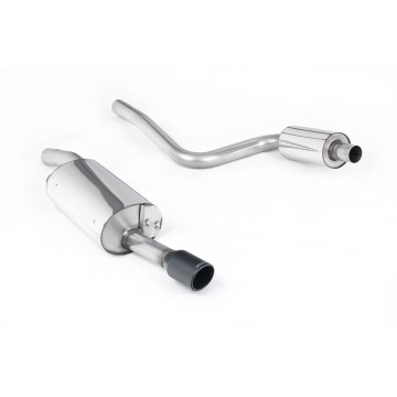 Ford Fiesta MK6 ST 150 - Resonated (Quieter) Cat-Back Exhaust System with Ceramic Coated Satin Black Trim