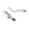 Ford Fiesta MK6 ST 150 - Resonated (Quieter) Cat-Back Exhaust System with Ceramic Coated Satin Black Trim
