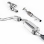 Ford Fiesta MK6 ST 150 - Full Resonated (Quieter) Exhaust System with Hi-Flow Sports Catalyst & Ceramic Coated Satin Black Trim