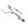 Ford Fiesta MK6 ST 150 - Full Resonated (Quieter) Exhaust System with Hi-Flow Sports Catalyst & Ceramic Coated Satin Black Trim
