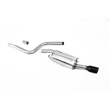 Ford Fiesta MK6 Zetec-S - Non-Resonated (Louder) Cat-Back Exhaust System - fits to ST150 Rear Valance Insert