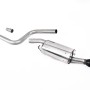 Ford Fiesta MK6 Zetec-S - Non-Resonated (Louder) Cat-Back Exhaust System - fits to ST150 Rear Valance Insert
