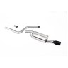 Ford Fiesta MK6 Zetec-S - Non-Resonated (Louder) Cat-Back Exhaust System - fits to ST150 Rear Valance Insert