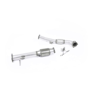 Ford Focus MK2 RS - Large Bore Downpipe with Hi-Flow Sports Catalyst (For Milltek Cat-Back)