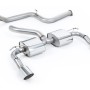 Ford Focus MK2 RS - Non-Resonated (Louder) Cat-Back Exhaust System with Twin Rear Silencer DTM Trims