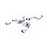 Ford Focus MK2 RS - Resonated (Quieter) Cat-Back Exhaust System with Dual DTM Trims