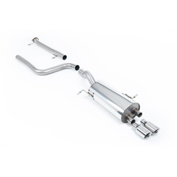 Ford Fiesta MK7/7.5 ST 1.6 - Non-Resonated (Louder) Cat-Back Exhaust System with Polished Tips