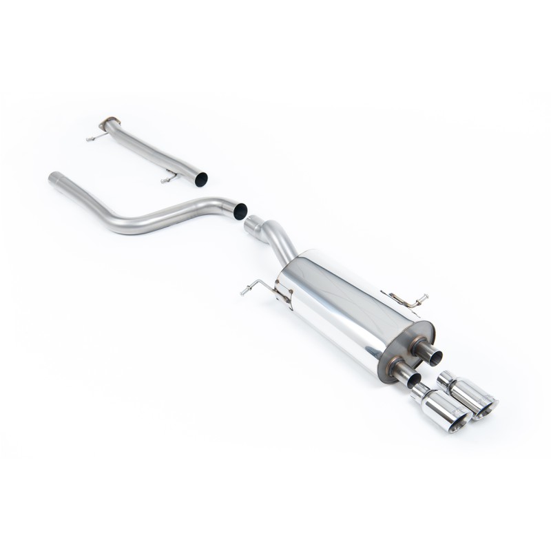 Ford Fiesta MK7/7.5 ST 1.6 - Non-Resonated (Louder) Cat-Back Exhaust System with Polished Tips