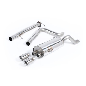 Ford Fiesta MK7/7.5 ST 1.6 - Non-Resonated (Louder) Cat-Back Race Exhaust System with Polished Tips