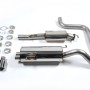 Ford Fiesta MK7/7.5 ST 1.6 - Resonated (Quieter) Cat-Back Race Exhaust System with Polished Tips