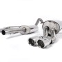 Ford Fiesta MK7/7.5 Ecoboost 1.0T - Resonated (Quieter) Cat-Back Exhaust System with Polished Tips
