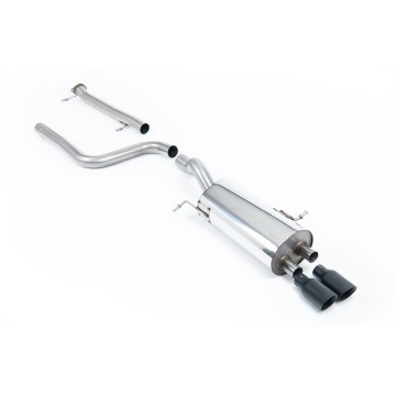 Ford Fiesta MK7/7.5 ST 1.6 - Non-Resonated (Louder) Cat-Back Exhaust System with Cerakote Black Tips
