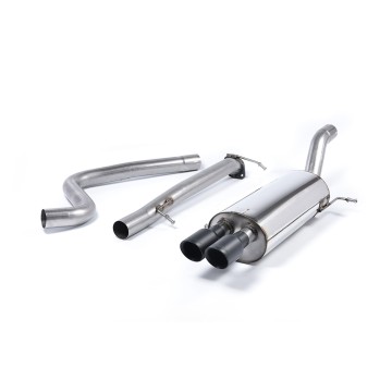 Ford Fiesta MK7/7.5 ST 1.6 - Non-Resonated (Louder) Cat-Back Race Exhaust System with Cerakote Black Tips