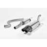 Ford Fiesta MK7/7.5 ST 1.6 - Resonated (Quieter) Cat-Back Race Exhaust System with Cerakote Black Tips