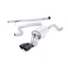 Ford Fiesta MK7/7.5 Ecoboost 1.0T - Non-Resonated (Louder) Cat-Back Exhaust System with Cerakote Black Tips