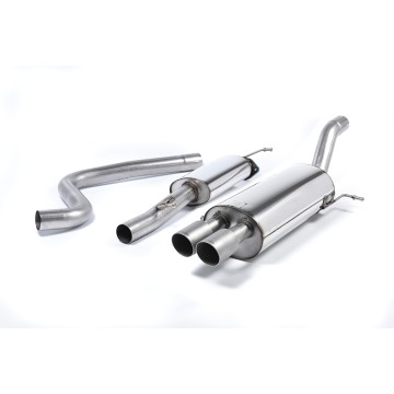 Ford Fiesta MK7/7.5 ST 1.6 - Resonated (Quieter) Cat-Back Race Exhaust System with Titanium Tips