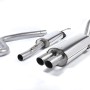 Ford Fiesta MK7/7.5 ST 1.6 - Resonated (Quieter) Cat-Back Race Exhaust System with Titanium Tips