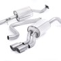 Ford Fiesta MK7/7.5 Ecoboost 1.0T - Resonated (Quieter) Cat-Back Exhaust System with Titanium Tips