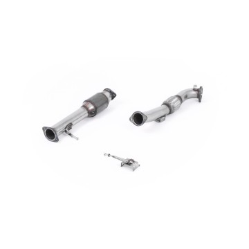 Ford Focus MK2 ST 225 - Large Bore Downpipe with Hi-Flow Sports Catalyst (For Milltek Race Cat-Back)