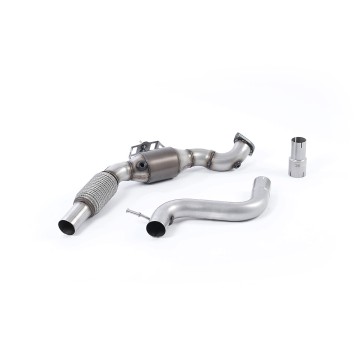 Ford Mustang 2.3 (S550/S650 Fastback) - Large Bore Downpipe with Hi-Flow Sports Catalyst (For OE Cat-Back)