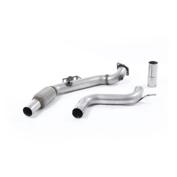 Ford Mustang 2.3 (S550/S650 Fastback) - Large Bore Downpipe with Catalyst Delete (For Milltek Cat-Back)